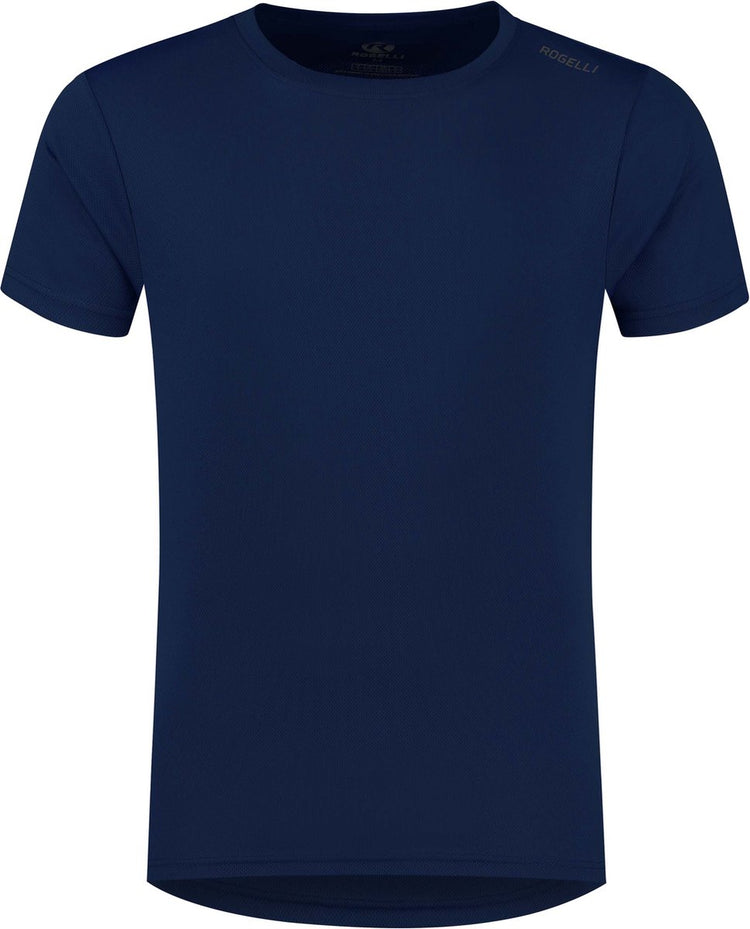 Rogelli promo chemise de running homme - manches courtes - bleu foncé - xl