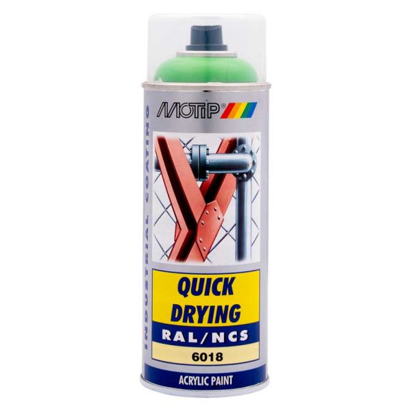 RAL6018 industriel 400 ml. Motif