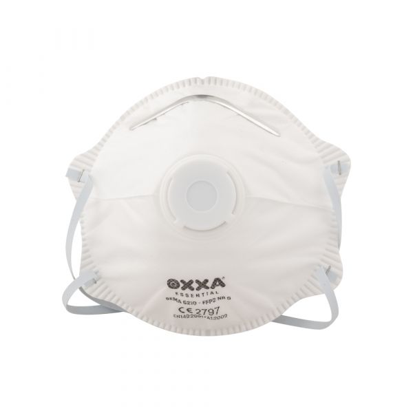Masque anti-poussière oxxa ffp2 avec valve 10 pièces