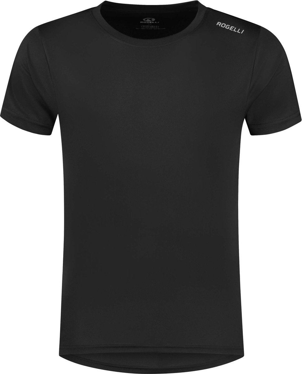 Rogelli promo t-shirt de running homme - manches courtes - noir - xxl