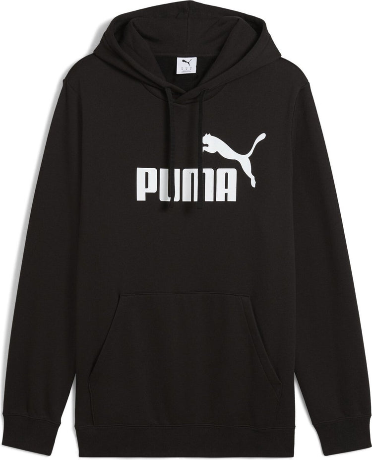 Puma ess non. 1 logo hoodie fl pull de sport homme - noir