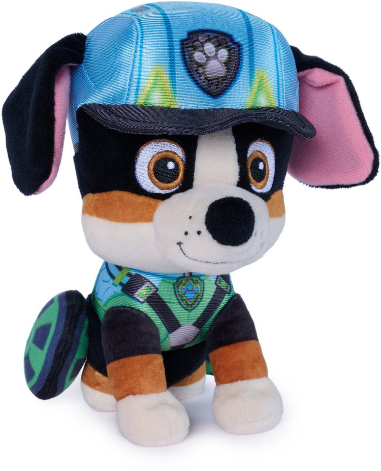 Paw Patrol Gund – Peluche Rocky's Dino Movie, peluche sous licence officielle, marchandise de film, 15,2 cm