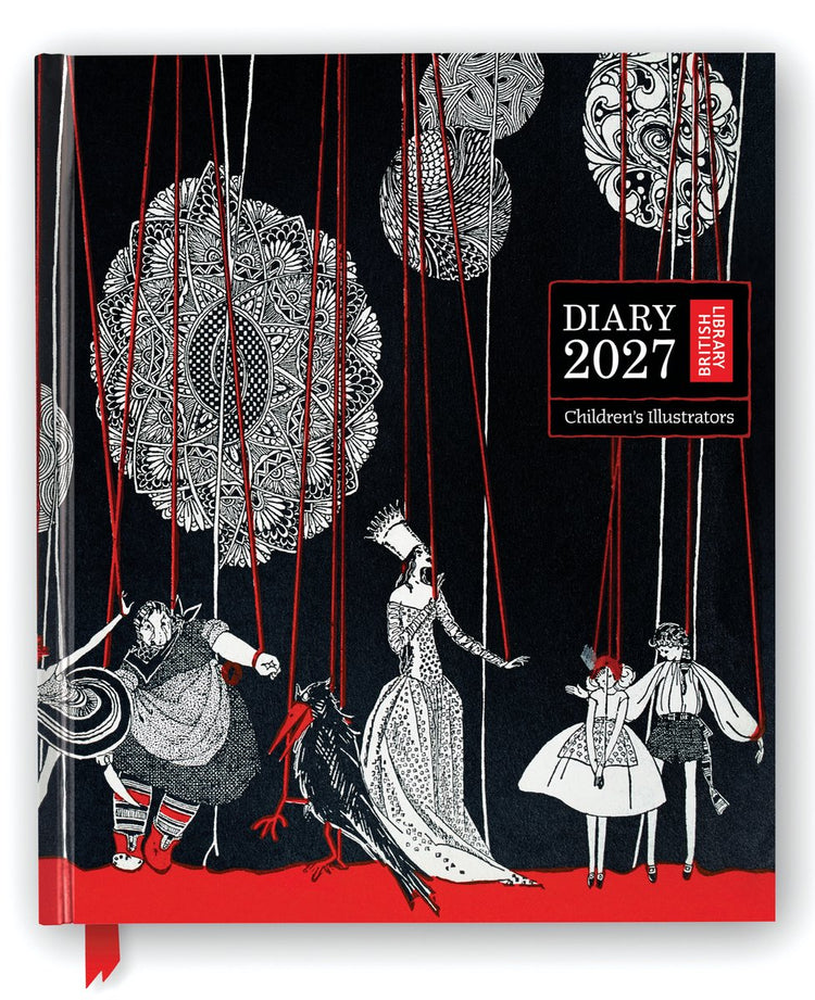 British Library : agenda de bureau 2027 pour enfants illustrateurs – semainier, illustré tout au long