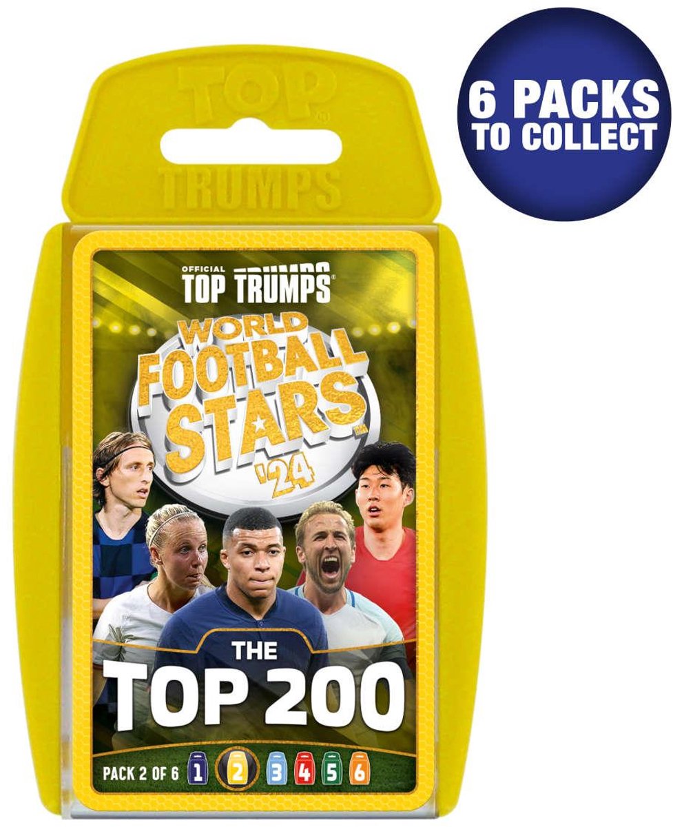 Coups gagnants : top atouts - jeu de cartes - top 200 des stars du football mondial - pack 2 6 - anglais