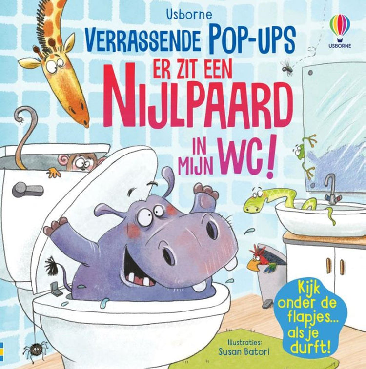 Pop-up WPG Il y a un hippopotame dans mes toilettes! - Livre pour enfants