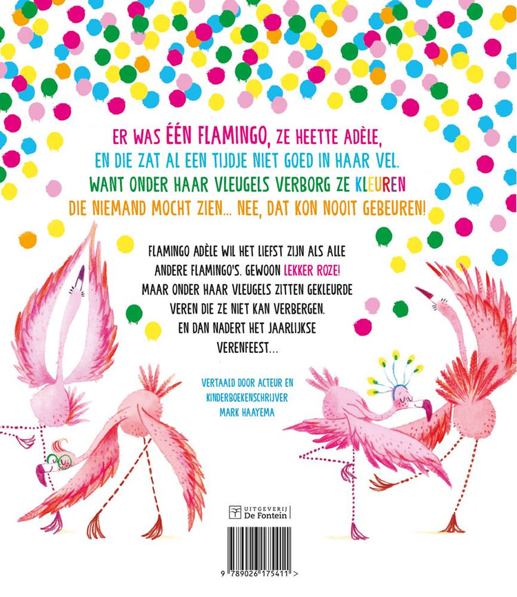 Livre de Regenboogflamingo