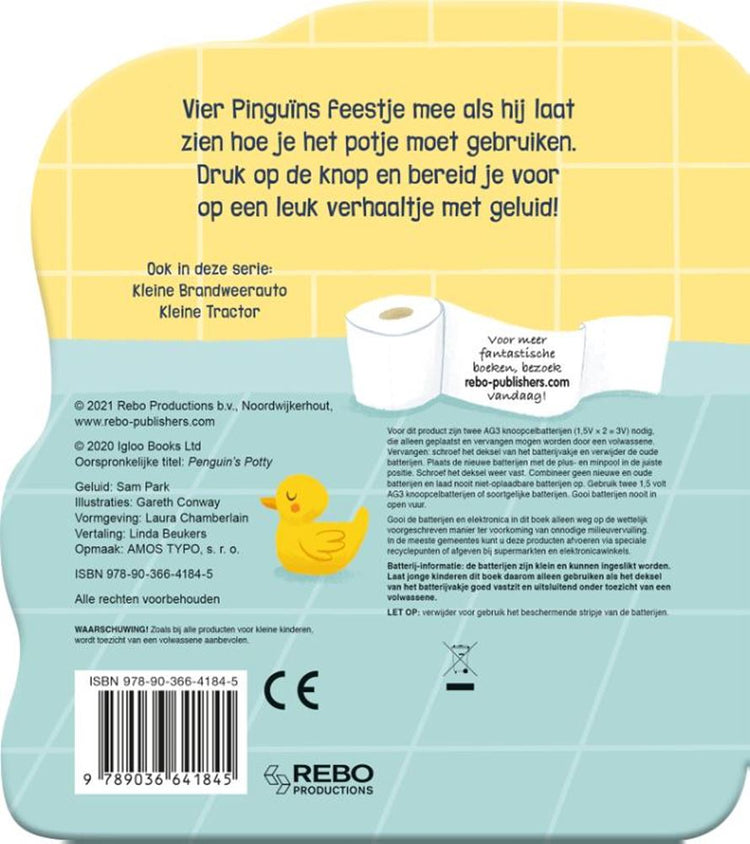 Rebo Publishers Sound Book Pinguin on Het Potje