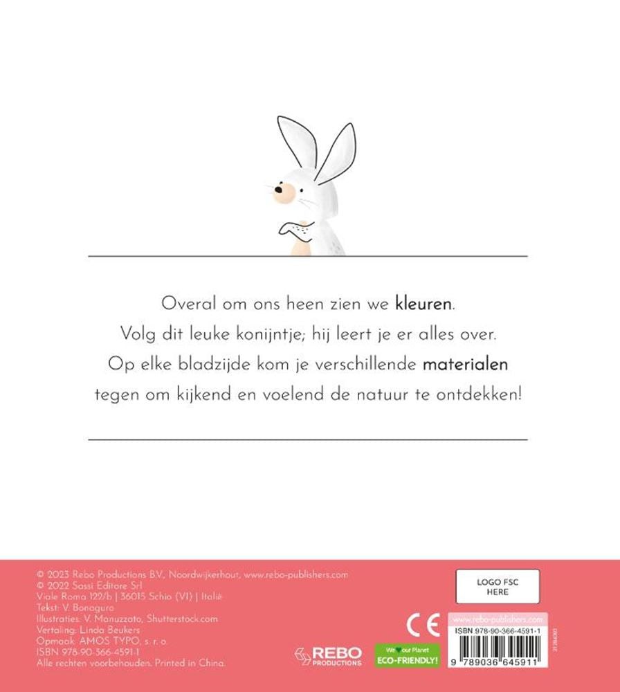 Rebo Publishers Colors First Feel Book