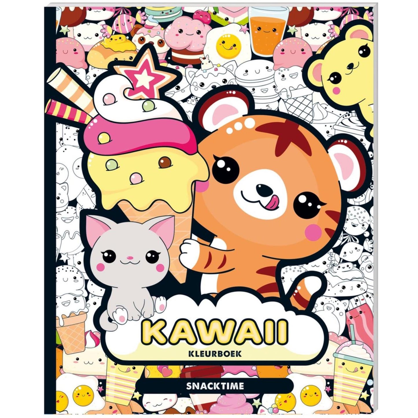 Imagebooks livre de coloriage kawaii - l'heure du goûter