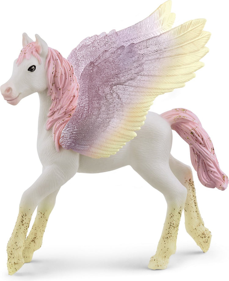 Schleich bayala - poulain pégase - figurine de jeu - jouet pour enfants pour garçons et filles - 5 à 12 ans - 70721