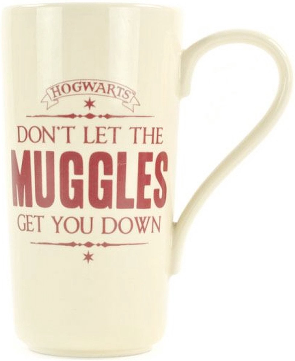 Fans de pyramide Harry Potter - mug latte - moldus