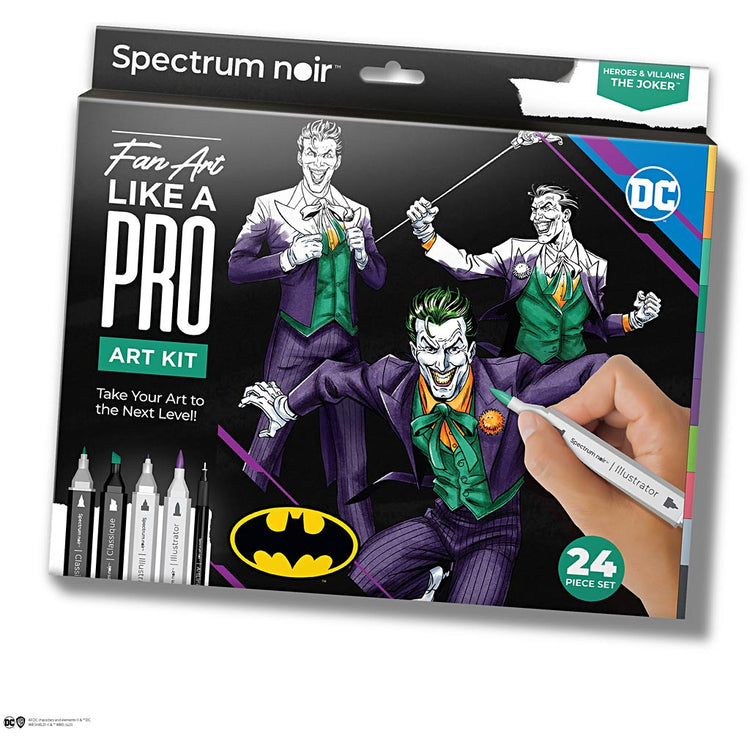 Creativ Company Hobbyset Illustration, Heroes and Schurken: Joker, diverses couleurs, 1 boîte
