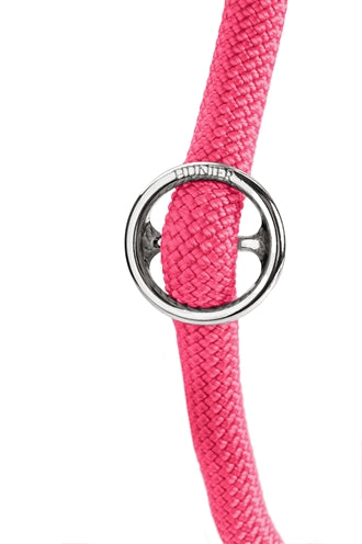 Laisse pour chien de chasse rose fluo