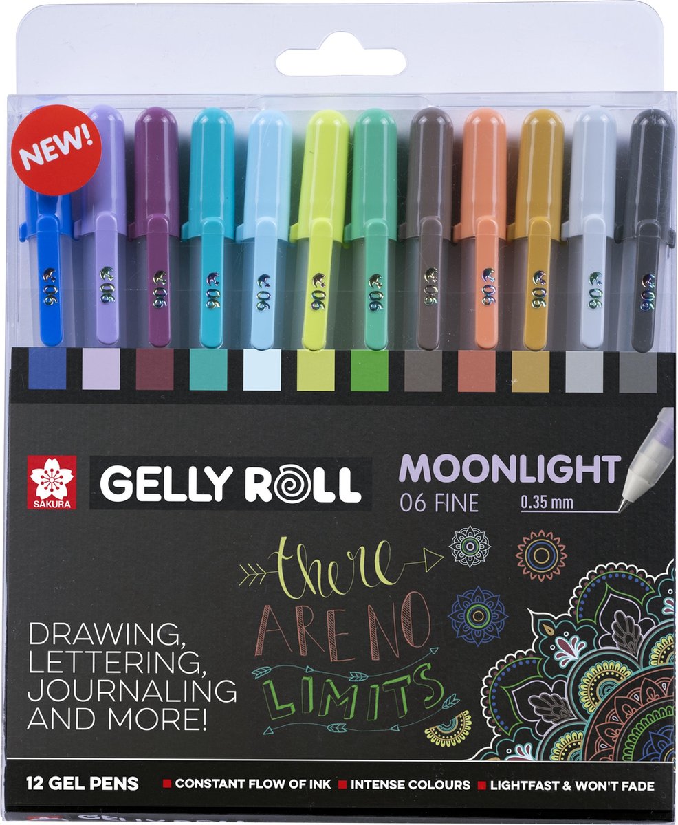 Sakura • stylo gel gelly roll cosmos au clair de lune