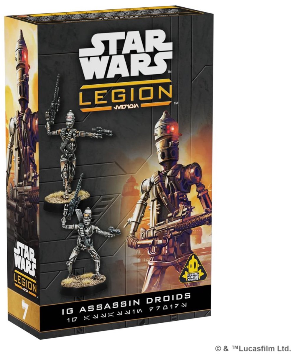 Jeux de masse atomique, droïdes assassins de la légion de Star Wars de la série I – non peints, à assembler