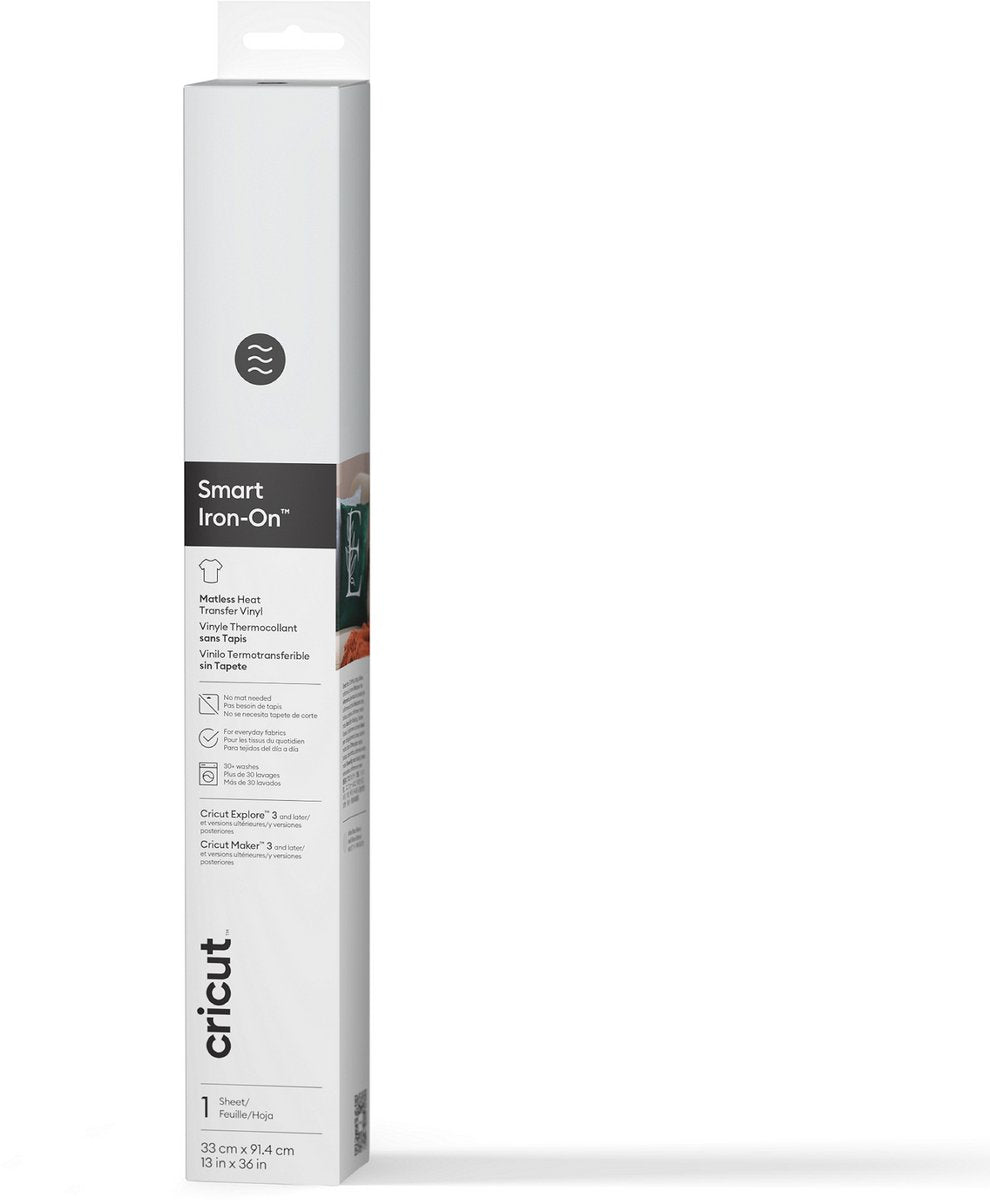 Thermocollant intelligent Cricut 33x91cm – blanc (1 feuille)