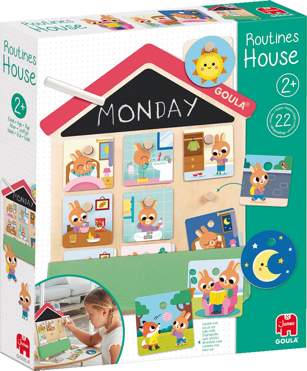 Routines House Game éducatif en bois