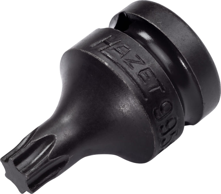 Embout de clé à douille à chocs Hazet 995s-t50 1 profil Torx® interne creux carré de 1 2 pouces (12,5 mm) sw t50