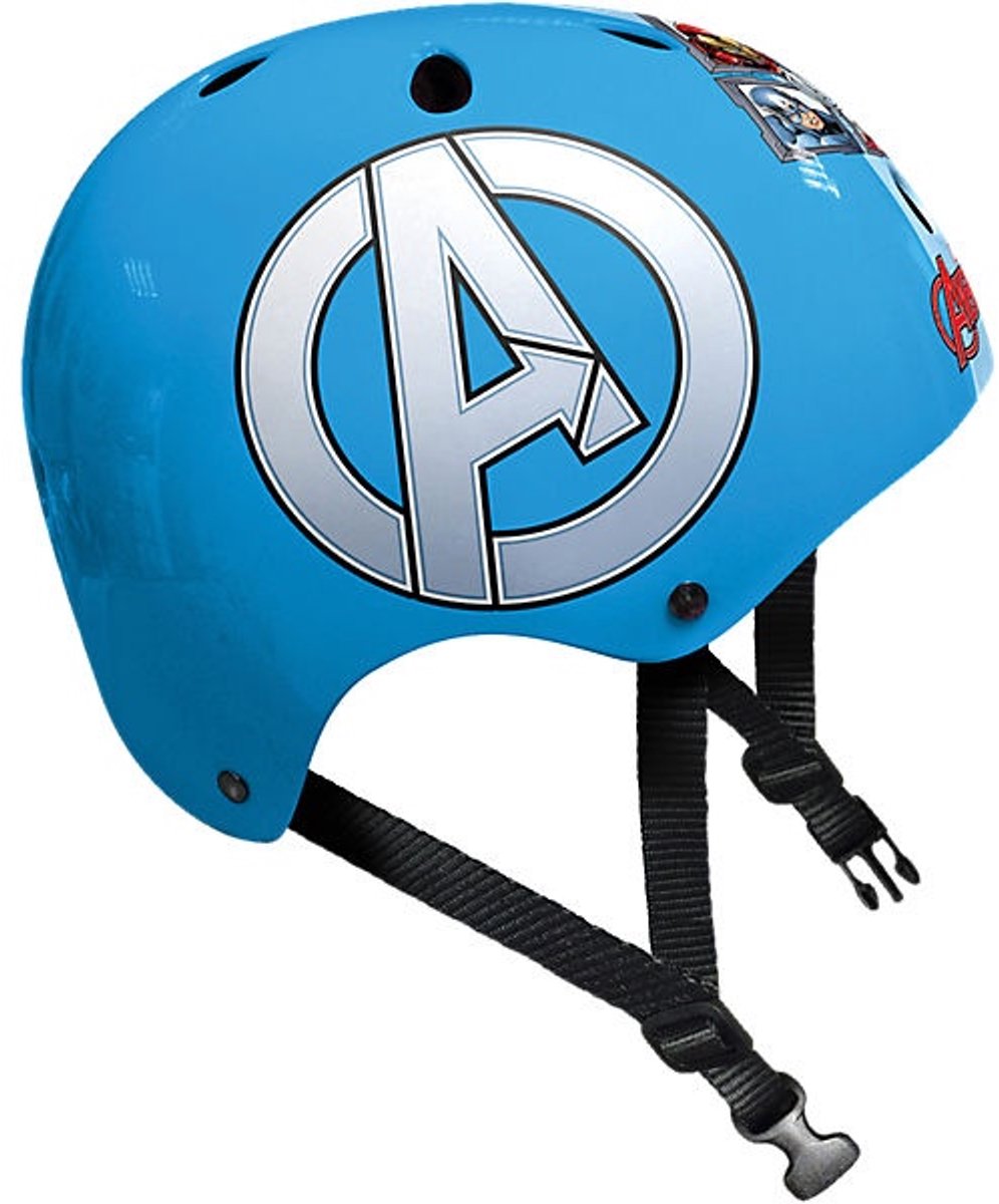 Marvel casque de skate avengers bleu taille 54 60 cm