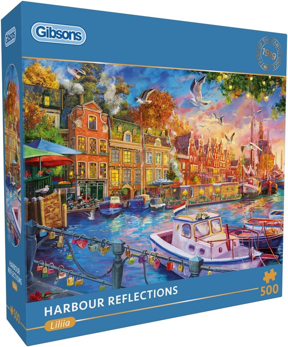 Gibsons - reflets du port - ai - 500 pièces - 48×34cm - puzzle pour adultes