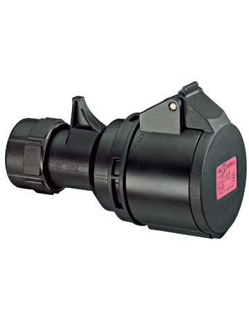 Abl contre prise 16a 3p 230v événement noir ip44