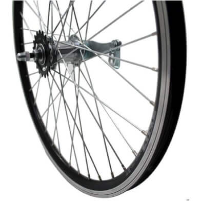 Roue arrière Roland 24 x 1,75 Remaaf Alu V-Profile Black