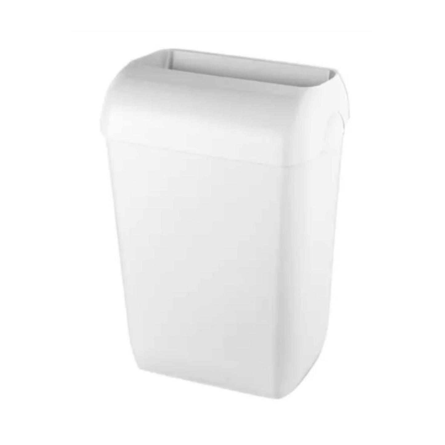 Poubelle plastique murale blanche (43 litres)