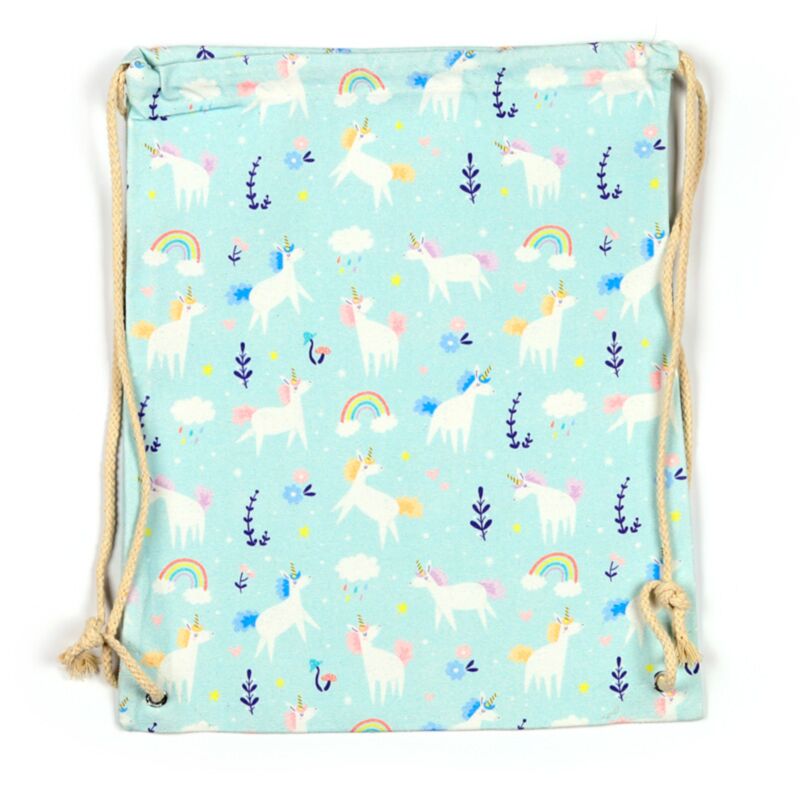 Unicorn Magic Canvas Trekkoord sac à dos