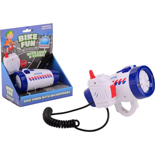 Bike Fun Siren Flashing Light Police avec microphone