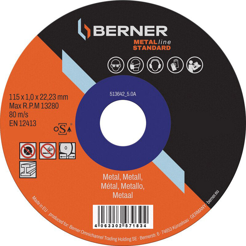 CEMA Berner Slip Stack Metalline Standard Plat 115x1.0x22.23 mm