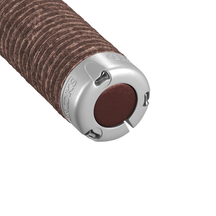 Poignées en cuir dodu Brooks (130+130mm) - marron antique