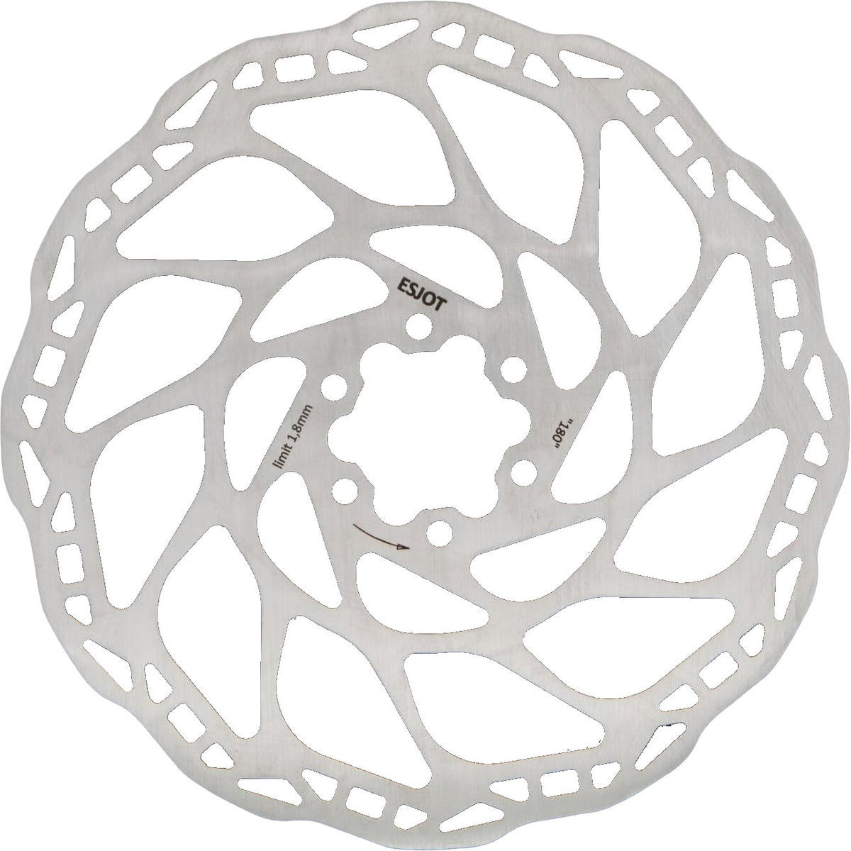 Disque de frein los 180 mm incl 6 vis