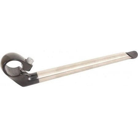 Potence de guidon Kalloy 22.2mm 40 280 acier inoxydable noir chrome