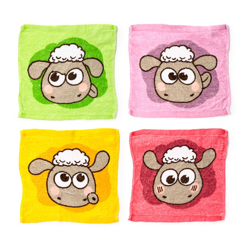 Kawaii shaun le bois de voyage compact de moutons