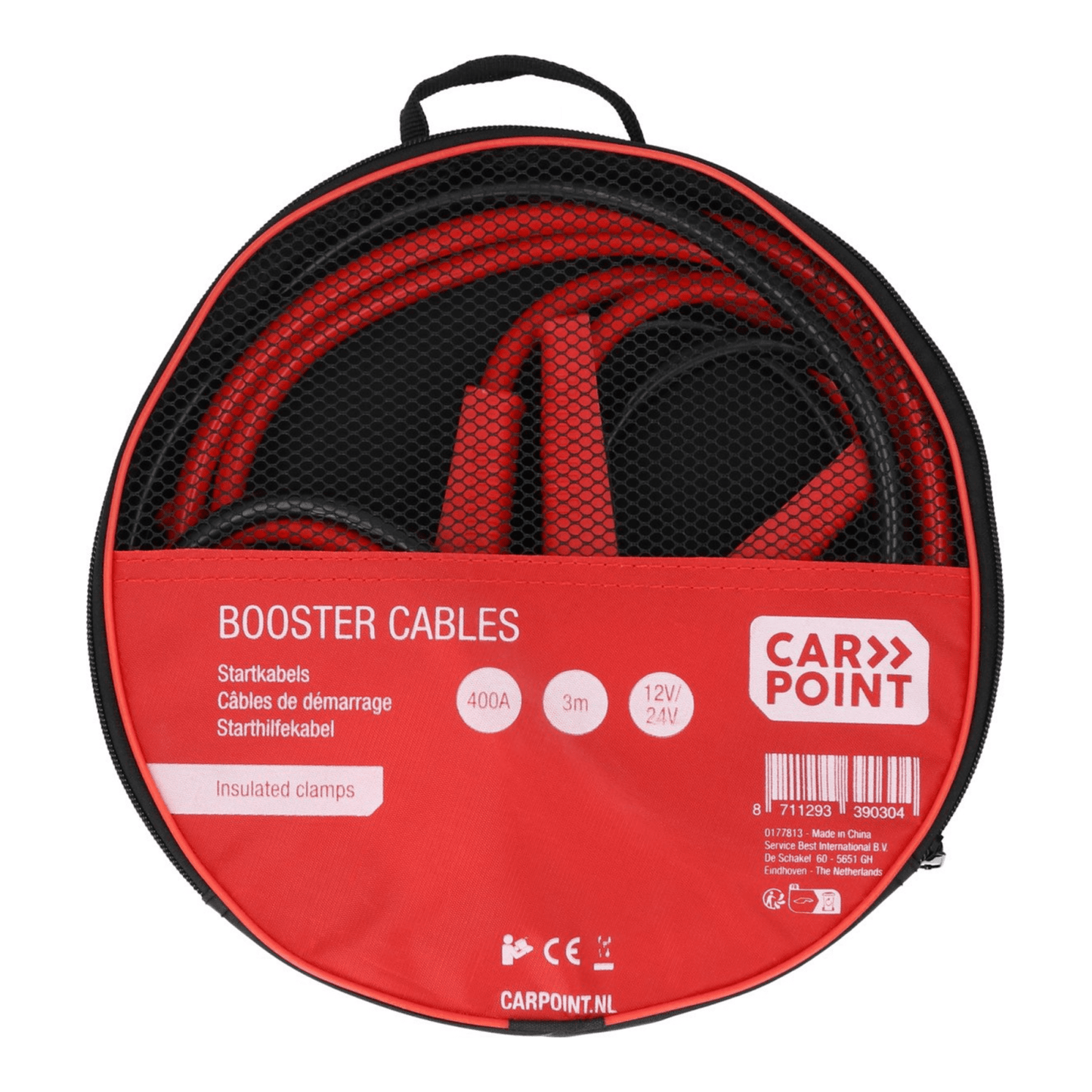 Câble de démarrage Carpoint 400a pinces isolées
