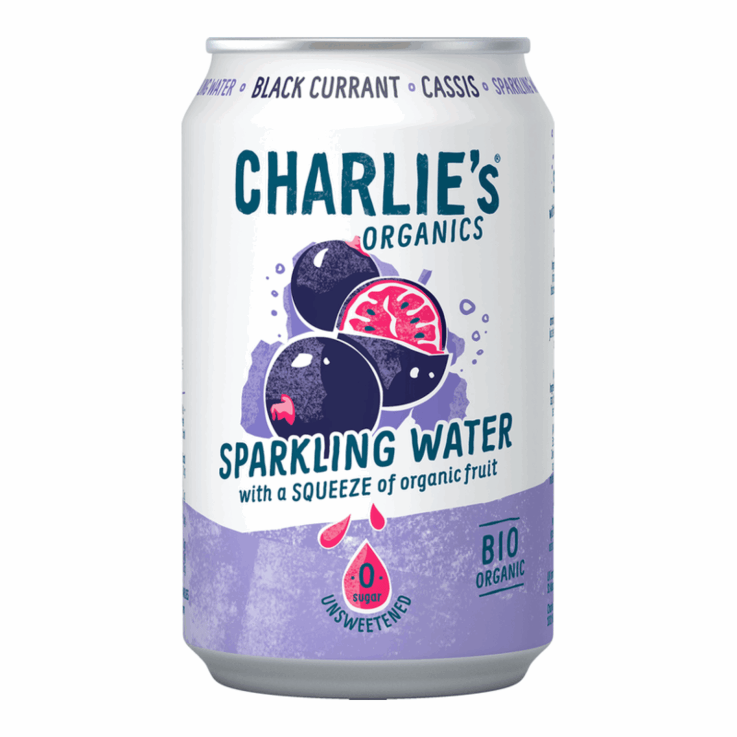 Cassis pétillant bio Charlie's bio (12x 33cl)