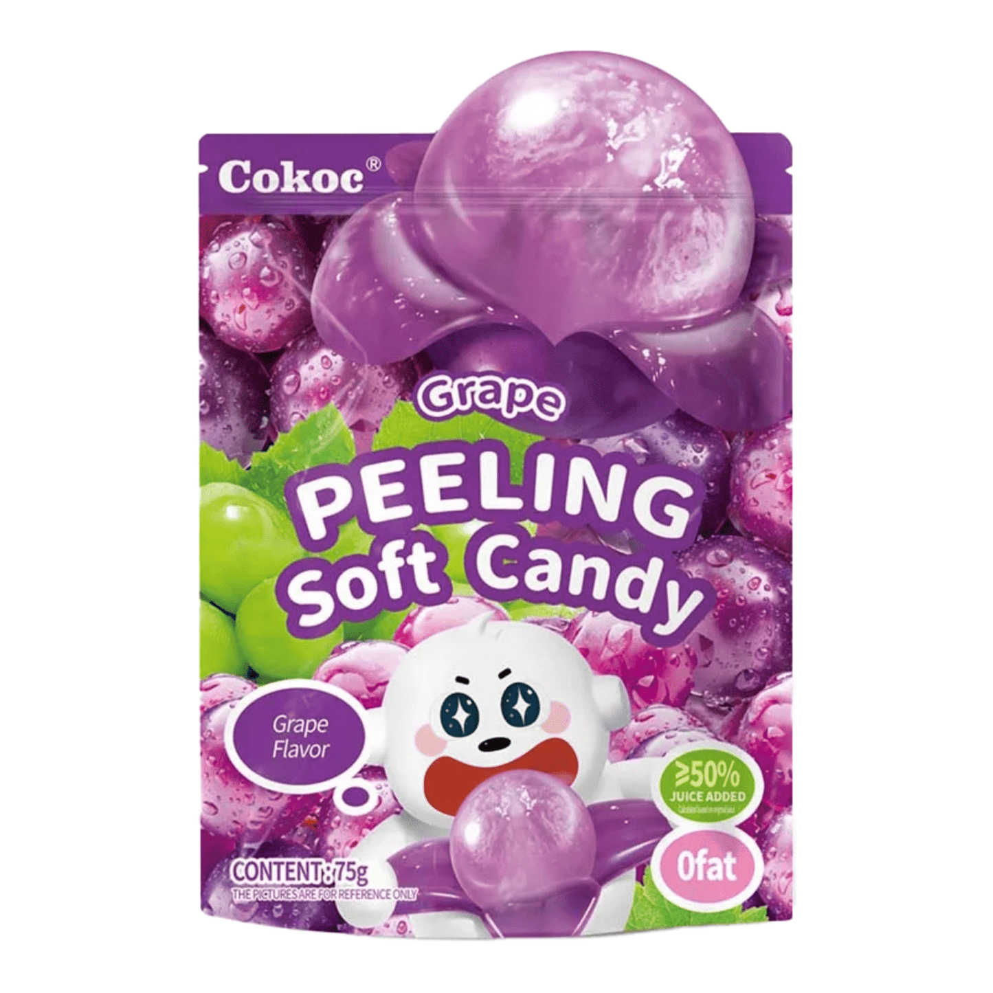 Cokoc peeling doux bonbon raisin (50x 75gr)