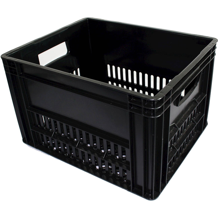 Caisse de vélo caisse de bagages noir 43x35x27cm