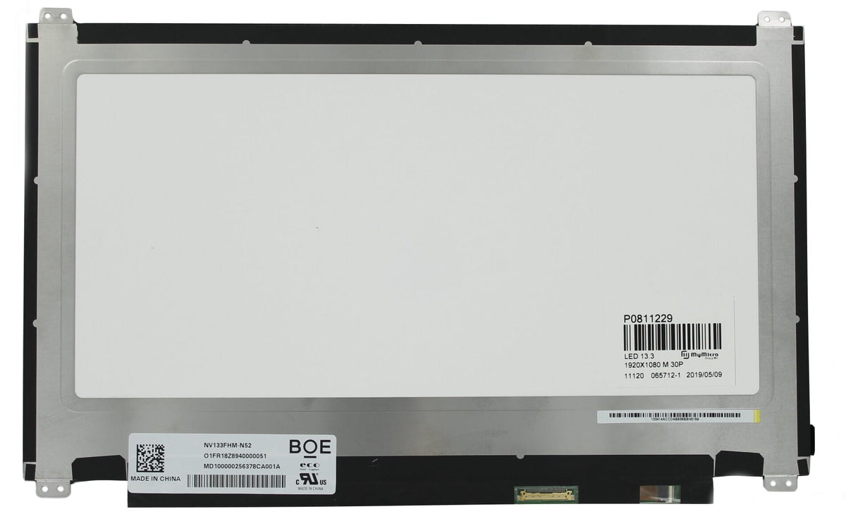 Écran LCD OEM 13,3 pouces 1920x1080 MAT 30pin EDP, IPS