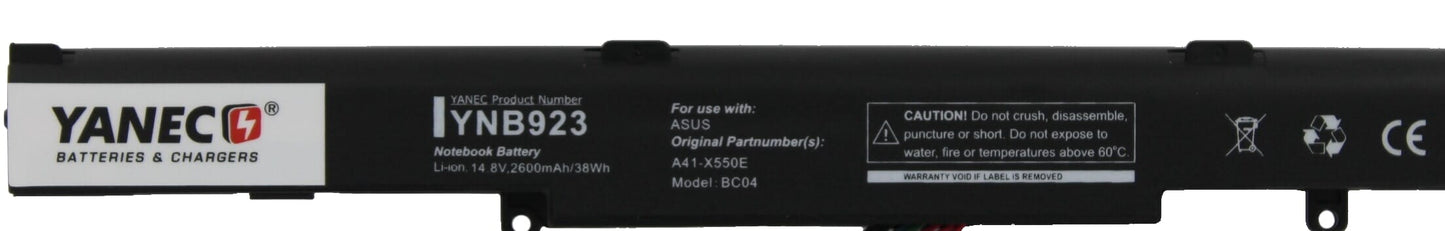 Batterie d'ordinateur portable Yanec 2600mAh