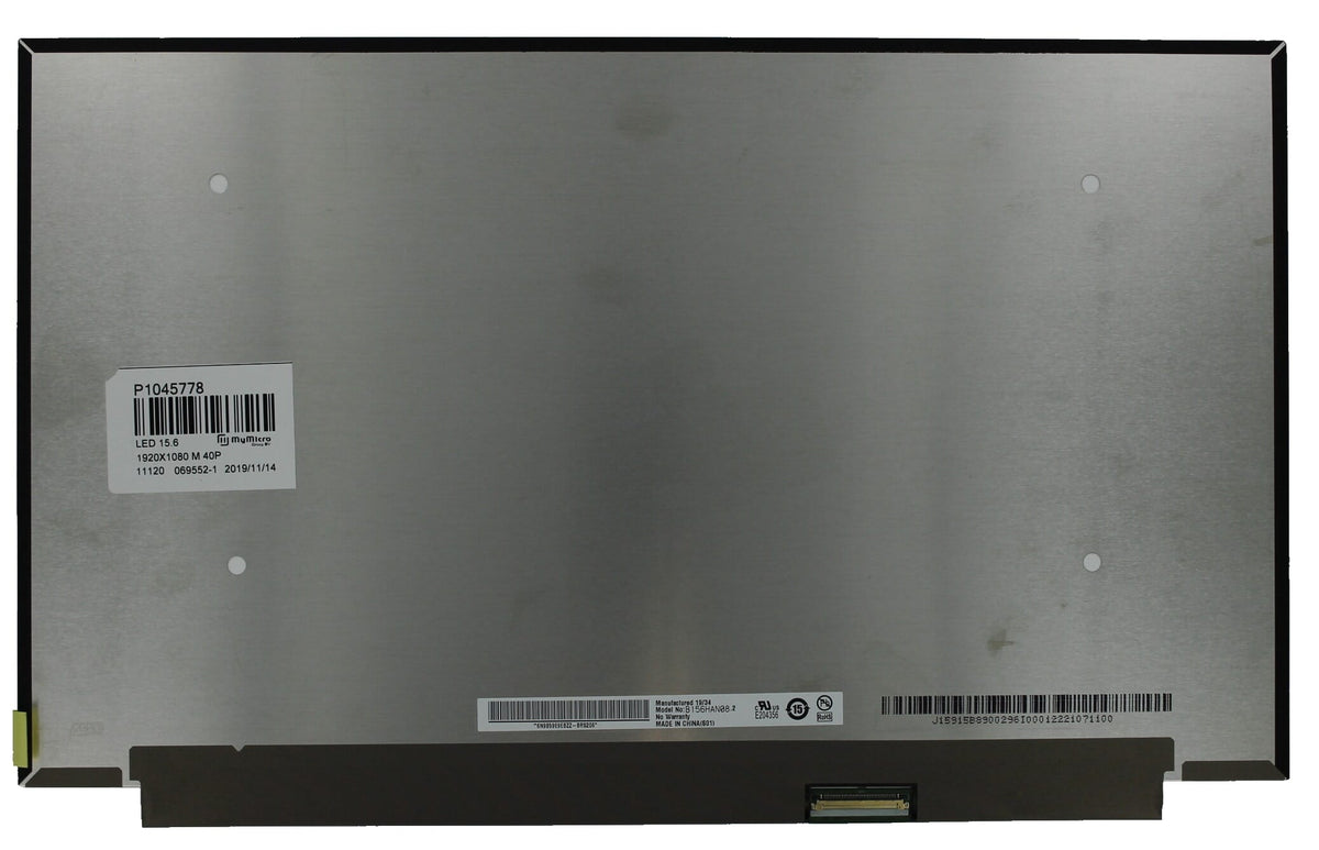 Écran LCD OEM 15,6 pouces 1920x1080 MAT 40pin, IPS, 144Hz