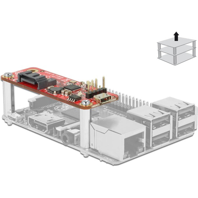 Convertisseur Dellock USB Micro-B + 5pin USB> SATA 7pin