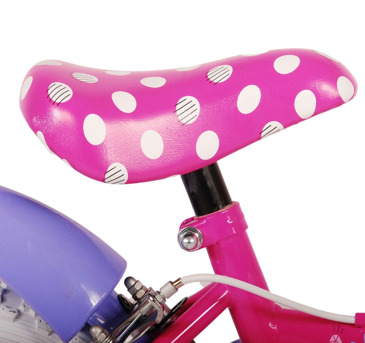 Disney Minnie le plus mignon de tous les temps! Bicycle d'enfants - filles - 12 pouces - rose - freins à deux mains
