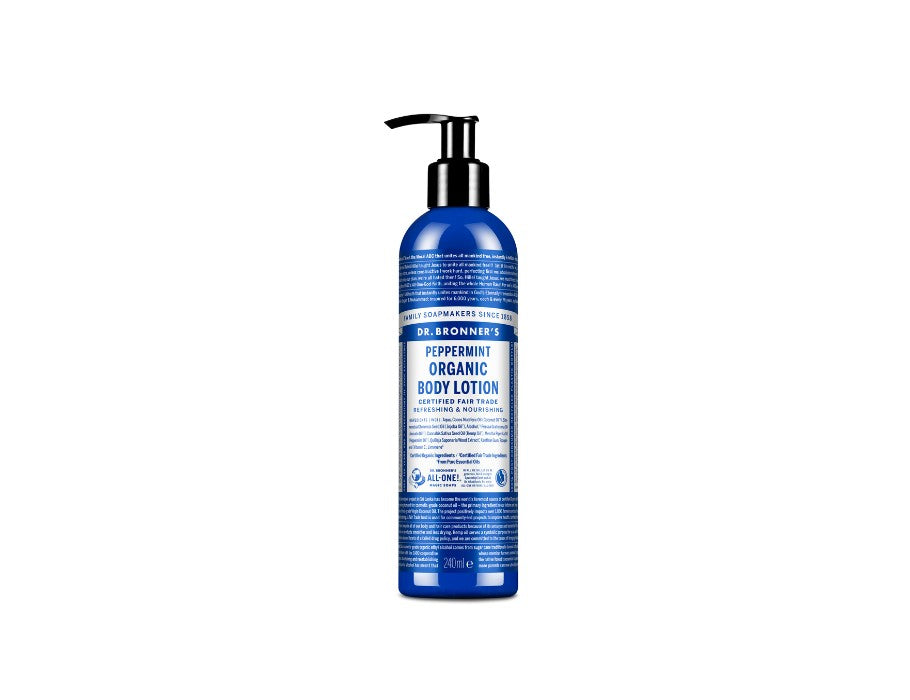 Docteur La lotion corporelle de Bronner à la menthe poivrée