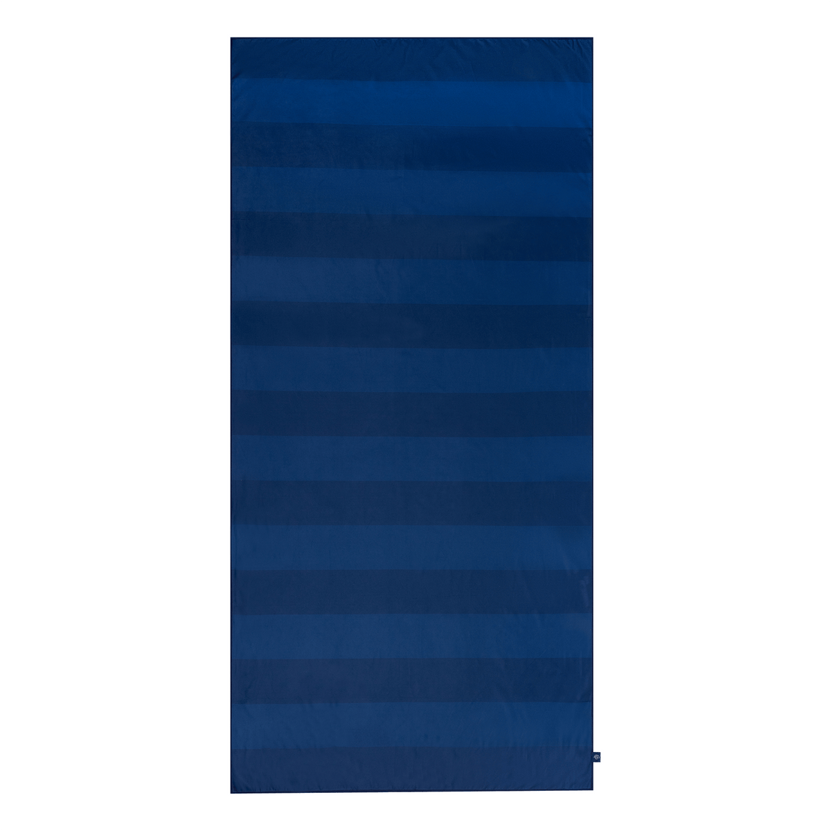 Rayures vibrantes | Serviette en microfibre bleu 180 x 90 cm