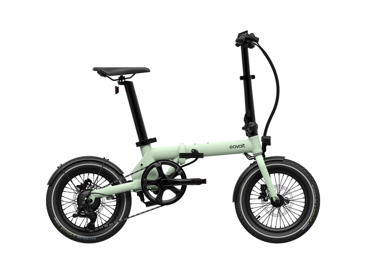 Vélo pliant électrique eovolt matin 16 origines v3 vert
