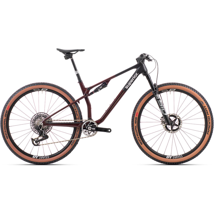 VTT supérieur entièrement xf 9.9 team 29x21.0 (xl) gls rouge crb. noir