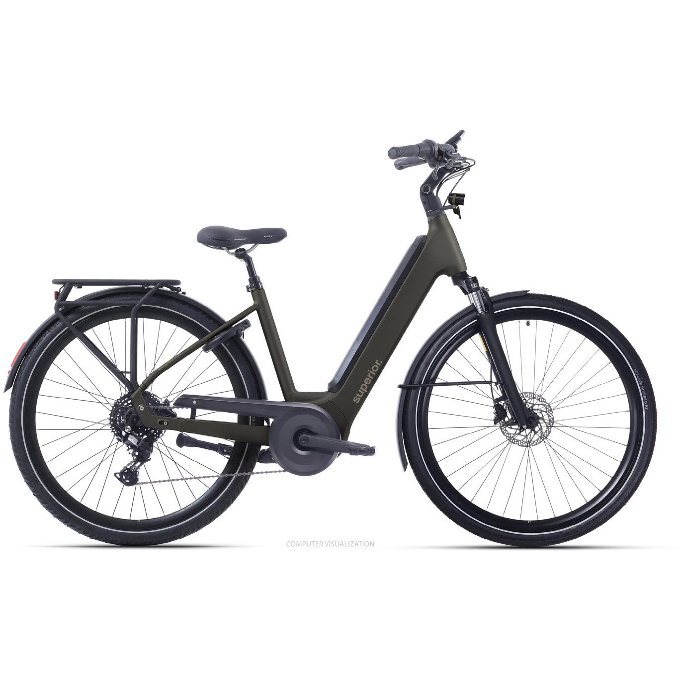 Superior eway 6.4 54cm (l) noir cuivre mat