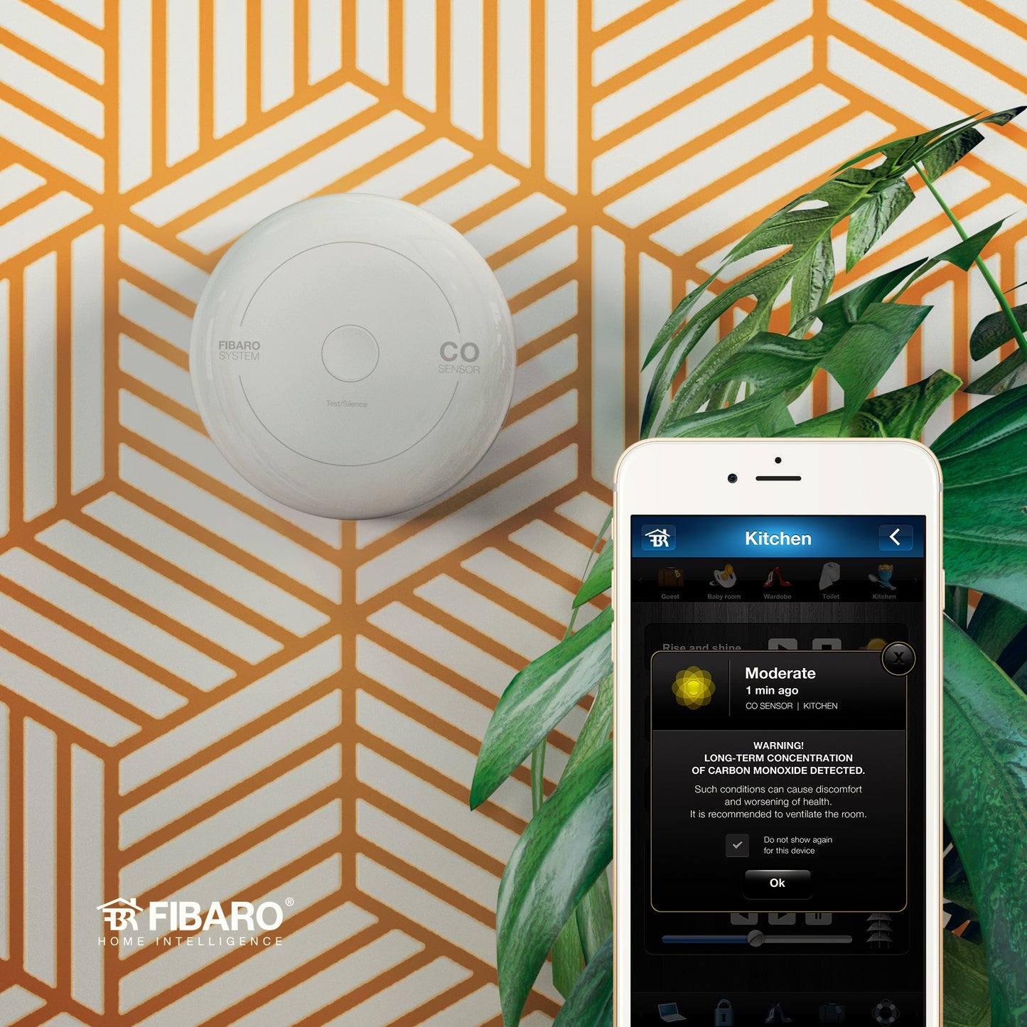 Capteur de CO Fibaro