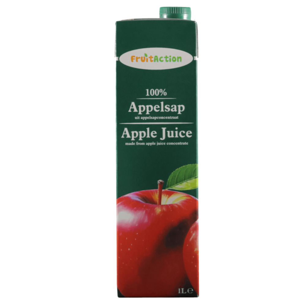 Pack de jus de pomme Fruit Action 100% (6x 1 litre)